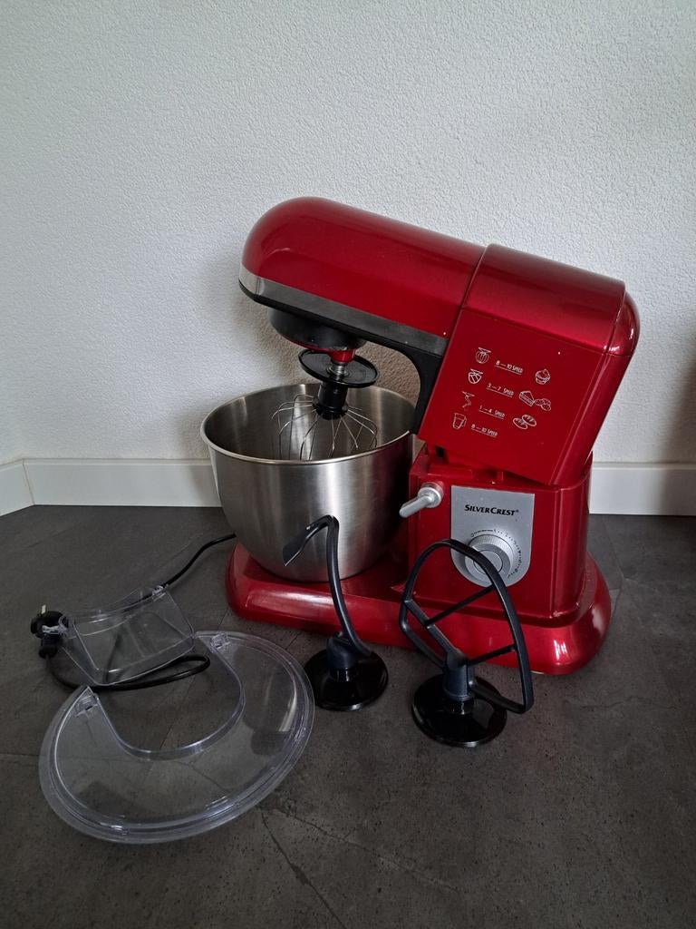 Keukenmachine Silvercrest in uitstekende staat + extra, Ophalen of Verzenden, Zo goed als nieuw, 3 snelheden of meer