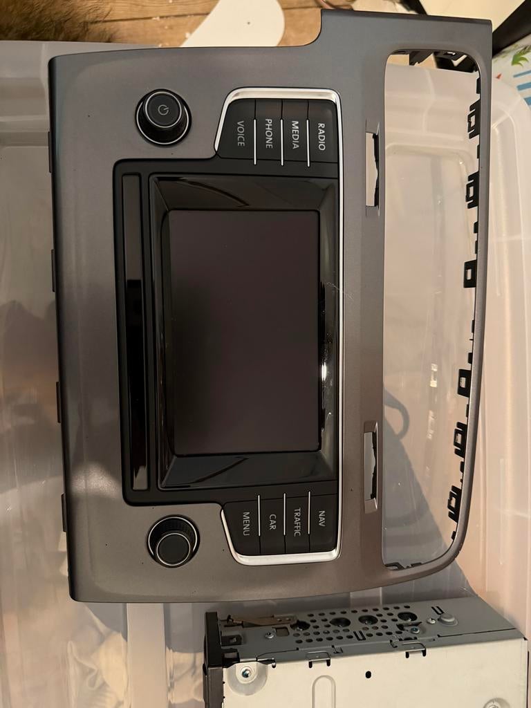 VW Golf 7 MIB 1 radio en unit set, Ophalen of Verzenden, Gebruikt