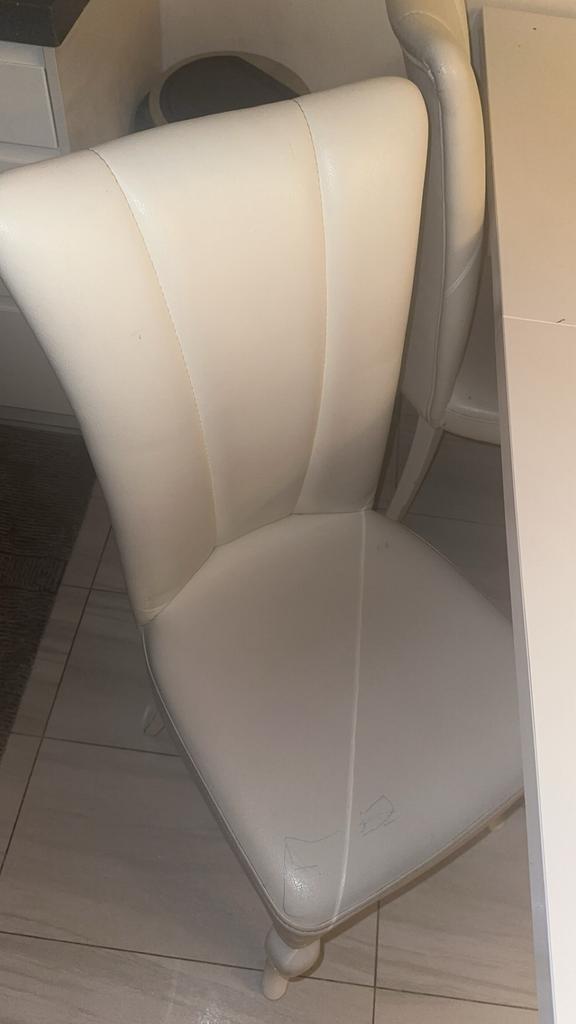 Bellona eettafel inc stoelen, Huis en Inrichting, Ophalen, Gebruikt, 75 tot 100 cm