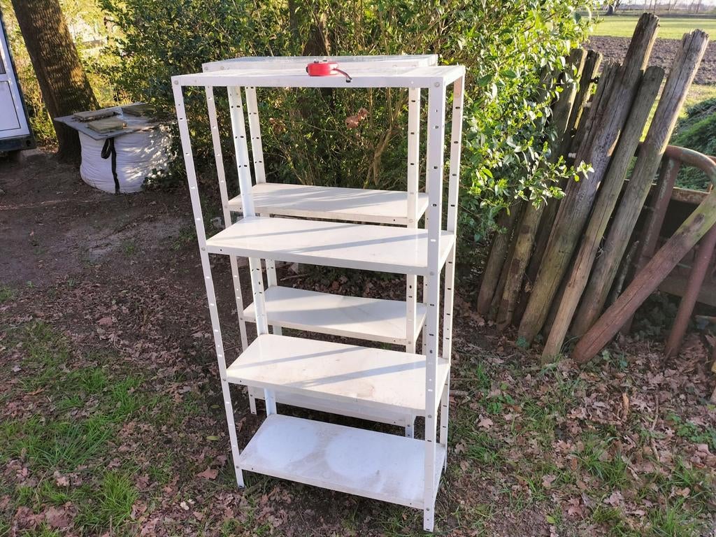 2x stelling metaal, Tuin en Terras, Ophalen, Gebruikt, Metaal, Overige typen