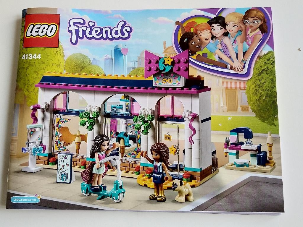 Lego Friends 41344 Andrea's accessoire winkel, Ophalen of Verzenden, Zo goed als nieuw, Complete set, Lego