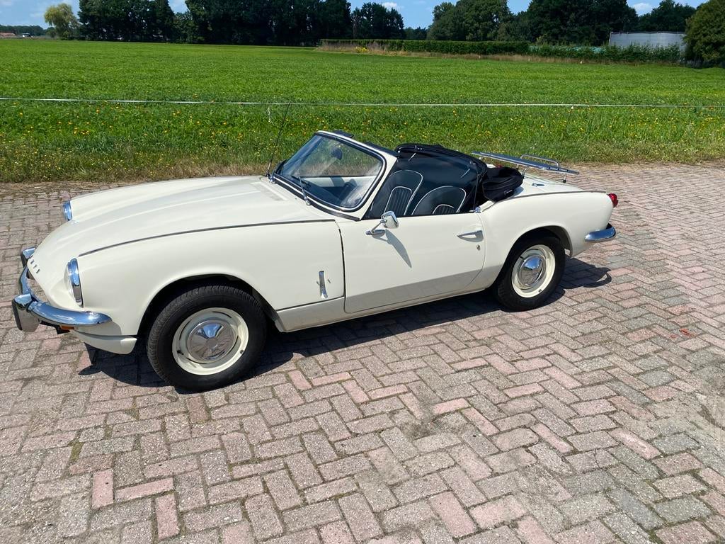 Triumph Spitfire MK III 1300 body off gerestaureerd hardtop, Auto's, Voorwielaandrijving, Zwart, Cabriolet, Triumph