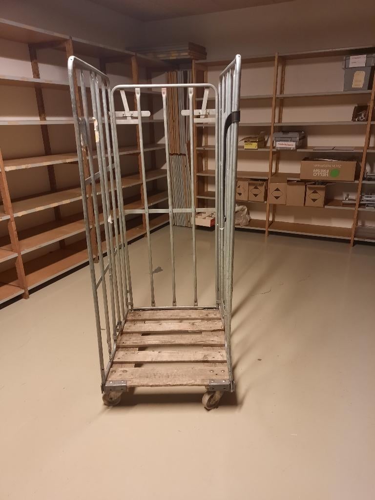 rolcontainer, 100 liter of meer, Ophalen, Gebruikt, Transportkar