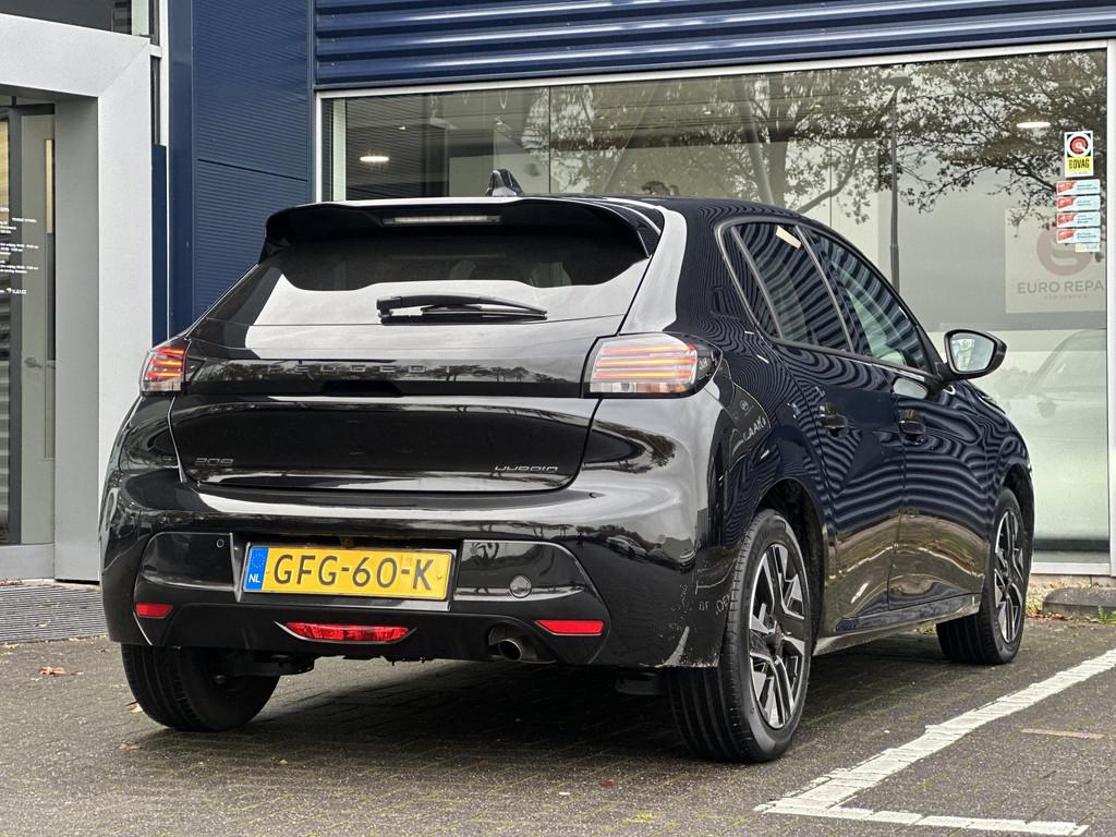 Peugeot 208 Hybrid 100pk e-DCS6 Allure | Adaptieve Cruise Co, Gebruikt, 1199 cc, Zwart, Origineel Nederlands