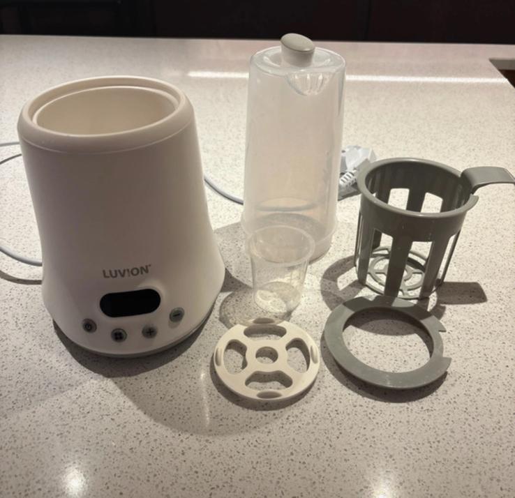 Luvion Eco Fast Deluxe 4 in 1 flessenwarmer, Kinderen en Baby's, Babyvoeding en Toebehoren, Ophalen of Verzenden, Zo goed als nieuw