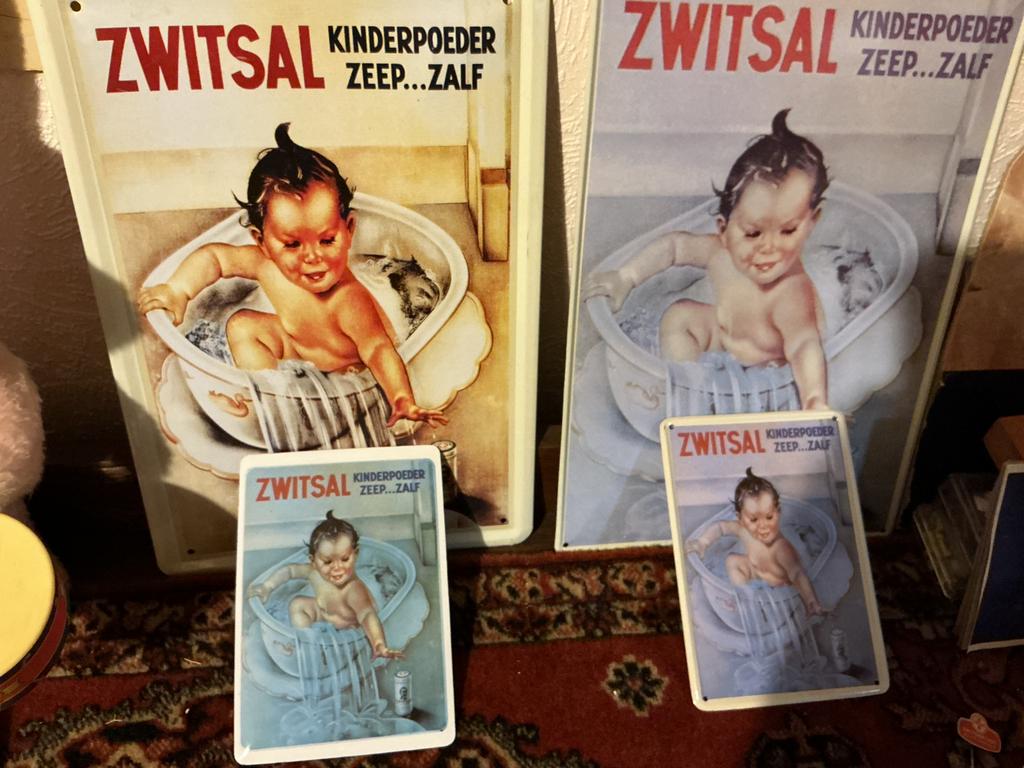 Zwitsal bordjes, Verzamelen, Merken en Reclamevoorwerpen, Ophalen of Verzenden, Zo goed als nieuw, Reclamebord