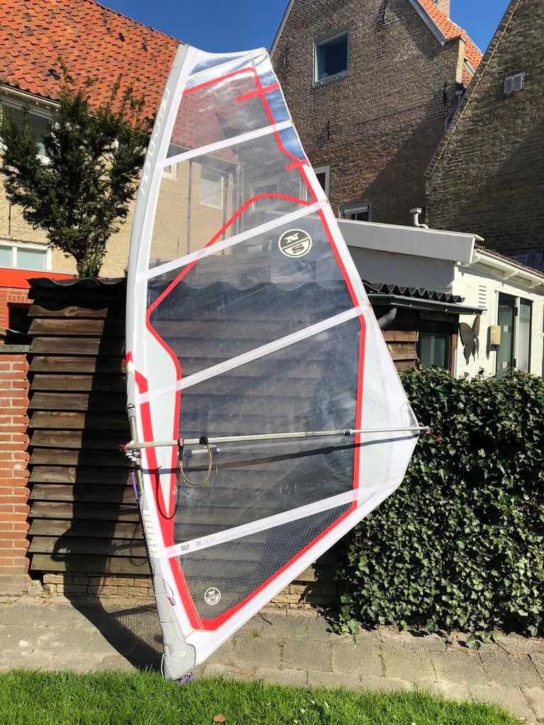 Noth sails duke 5.9 windsurfzeil, Ophalen, Gebruikt, Zeil