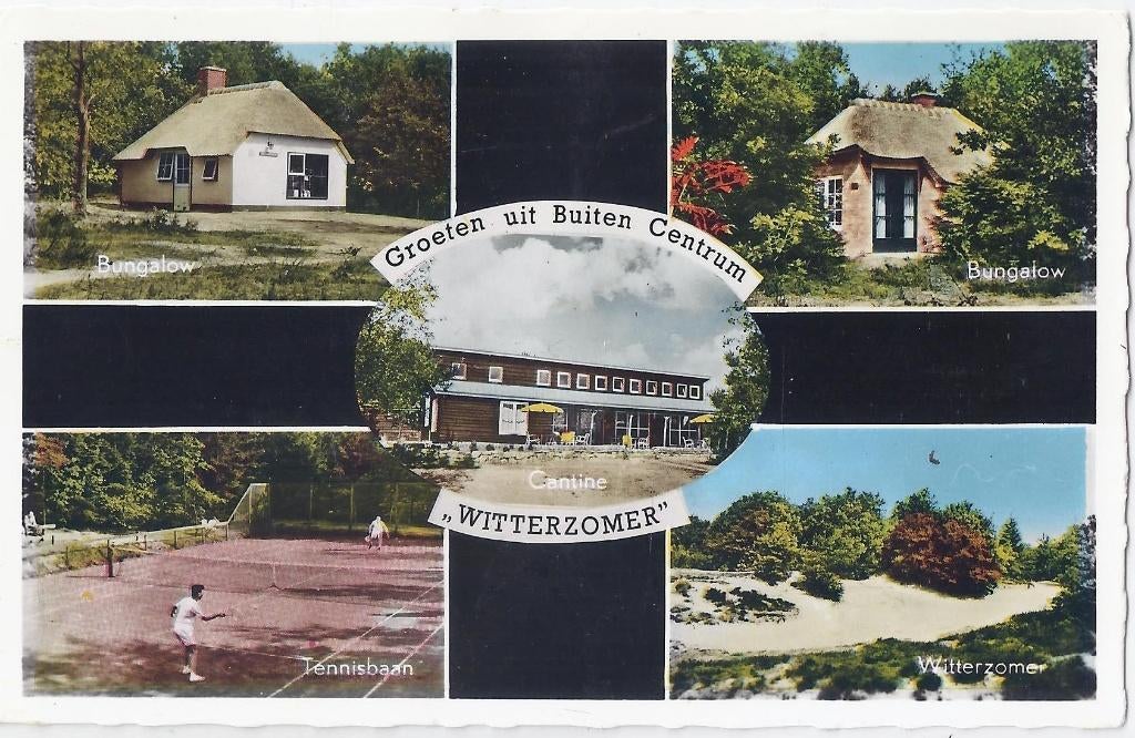 Assen witterzomer oude gelopen ansichtkaart (a2398 ), Verzenden, 1940 tot 1960, Gelopen, Drenthe