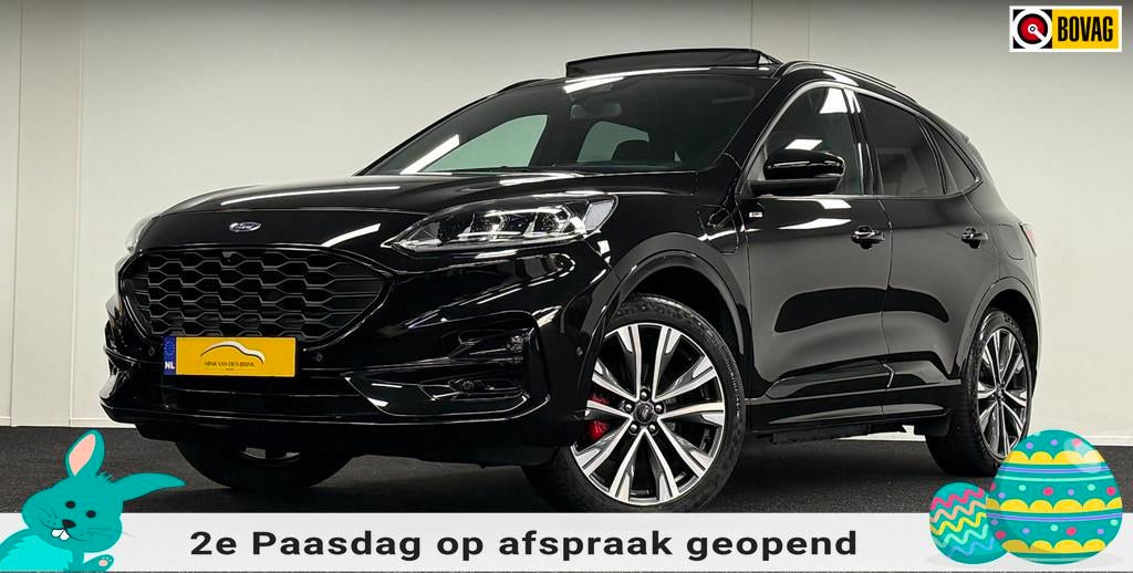 Ford Kuga 2.5 PHEV ST-Line X*224PK*Panodak*Trekhaak*Camera*N, Gebruikt, Zwart, 4 cilinders, Zwart
