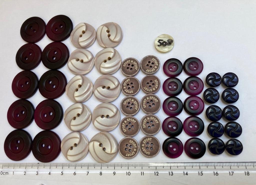 Knopen set nr. 508, -, -, Nieuw, Ophalen of Verzenden