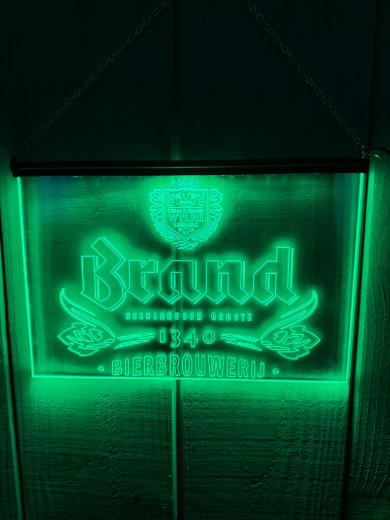 LED bord brand bier, Verzamelen, Merken en Reclamevoorwerpen, Ophalen of Verzenden, Nieuw, Lichtbak of (neon) lamp