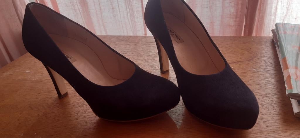 Paul Green Prachtige Donkerblauwe Pumps mt 37, Kleding | Dames, Schoenen, Pumps, Blauw, Ophalen of Verzenden, Zo goed als nieuw