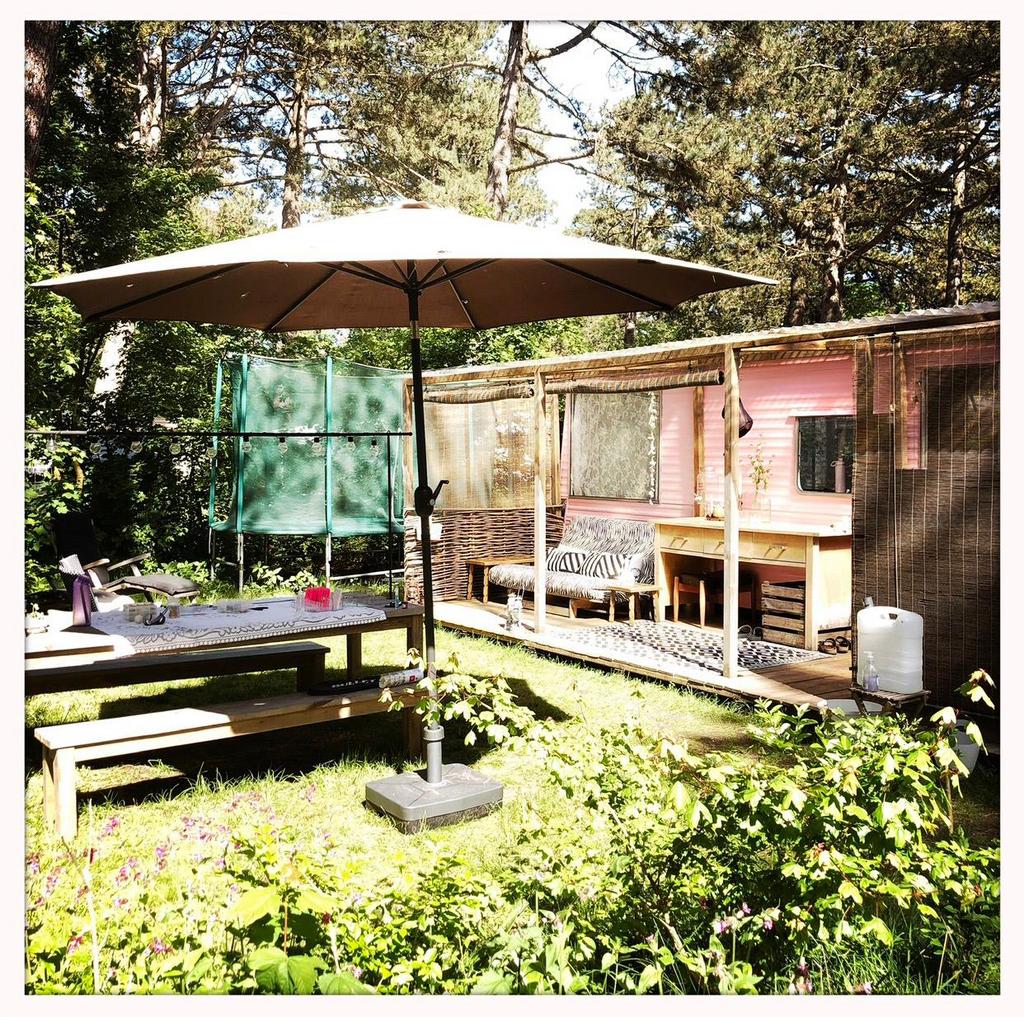 Bakkum te huur, Tuin en Terras, Parasols, Minder dan 1 meter, Ophalen of Verzenden