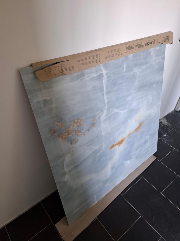 Nieuwe 120 bij 120 badkamertegel of voor een tafel, Ophalen of Verzenden, Nieuw