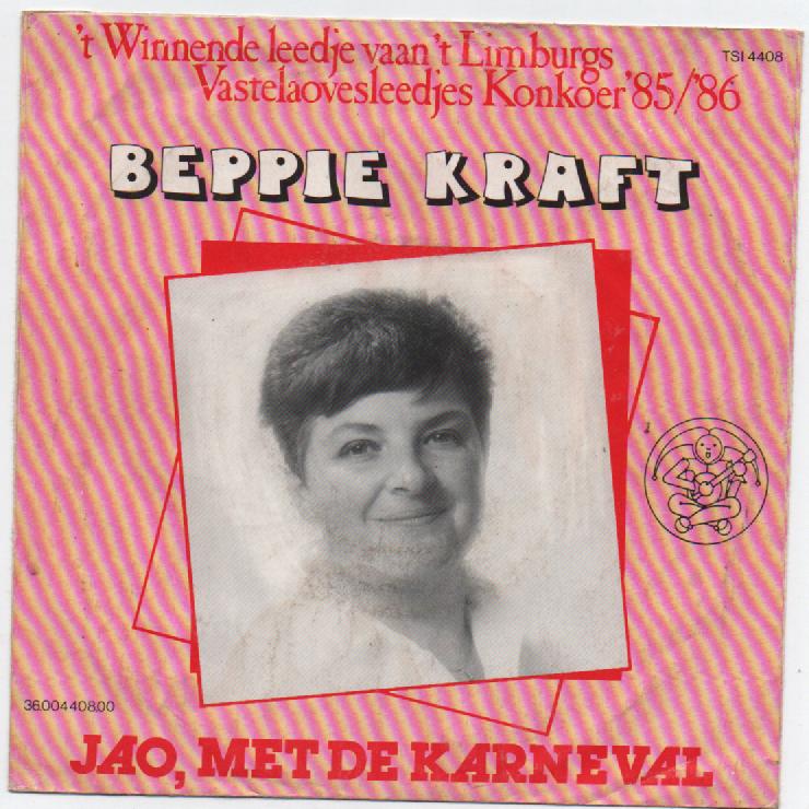 Beppie Kraft- Jao, met de Karneval........., Cd's en Dvd's, Vinyl Singles, Verzenden, Zo goed als nieuw, 7 inch, Nederlandstalig