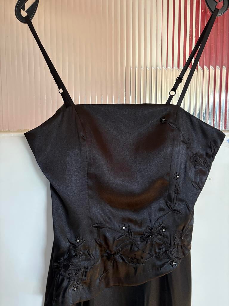 Elegante Zwarte Avond/Galajurk - Yves Calin Paris, Kleding | Dames, Ophalen of Verzenden, Zo goed als nieuw, Zwart, Galajurk