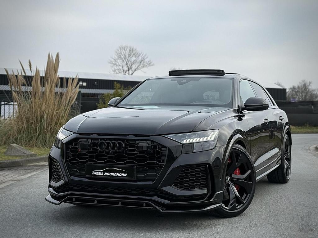 Audi RSQ8 4.0 TFSI Q8 quattro RS Dynamic +|Akrapovic|Keramis, Auto's, Gebruikt, 600 pk, Zwart, Bedrijf