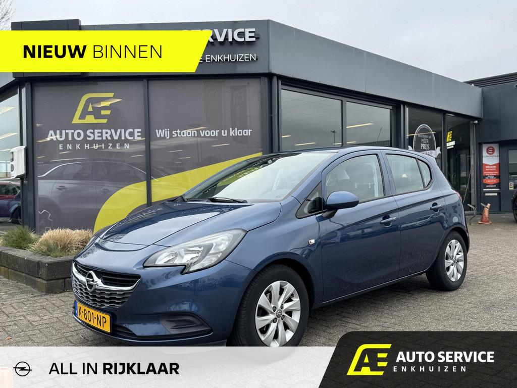 Opel Corsa 1.2 Edition Rijklaar incl beurt en garantie | Air, Voorwielaandrijving, 12 maanden, Blauw, 1229 cc