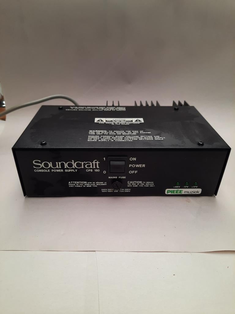 Soundcraft CPS150 Console Power Supply voor mixer, Ophalen of Verzenden, Soundcraft, Soundcraft, Soundcraft