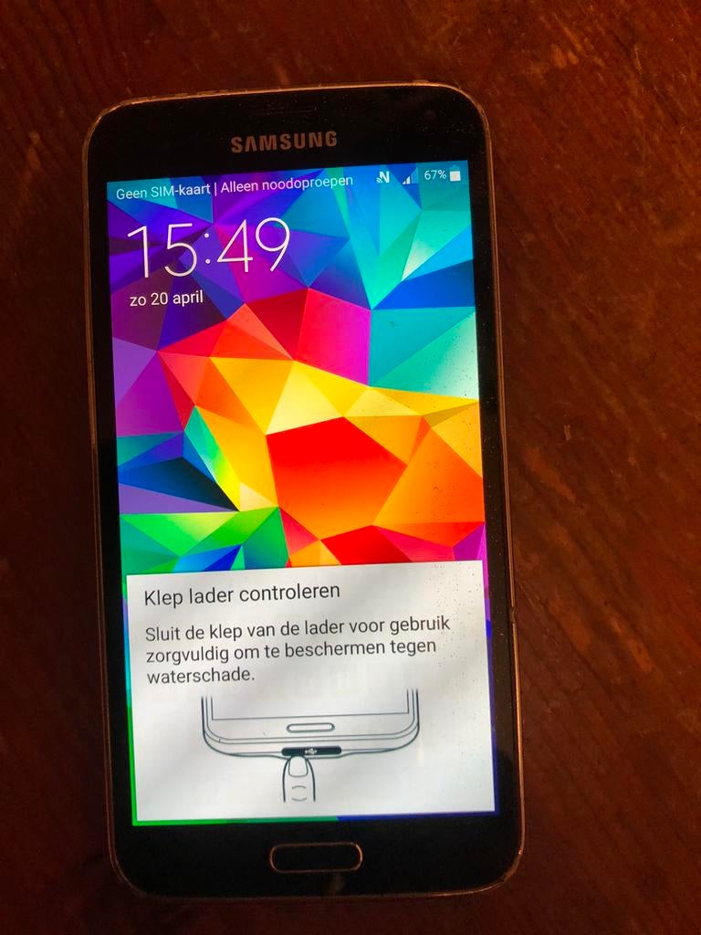 Samsung Galaxy S5, Telecommunicatie, Mobiele telefoons | Samsung, Ophalen, Zwart, Touchscreen, Zo goed als nieuw