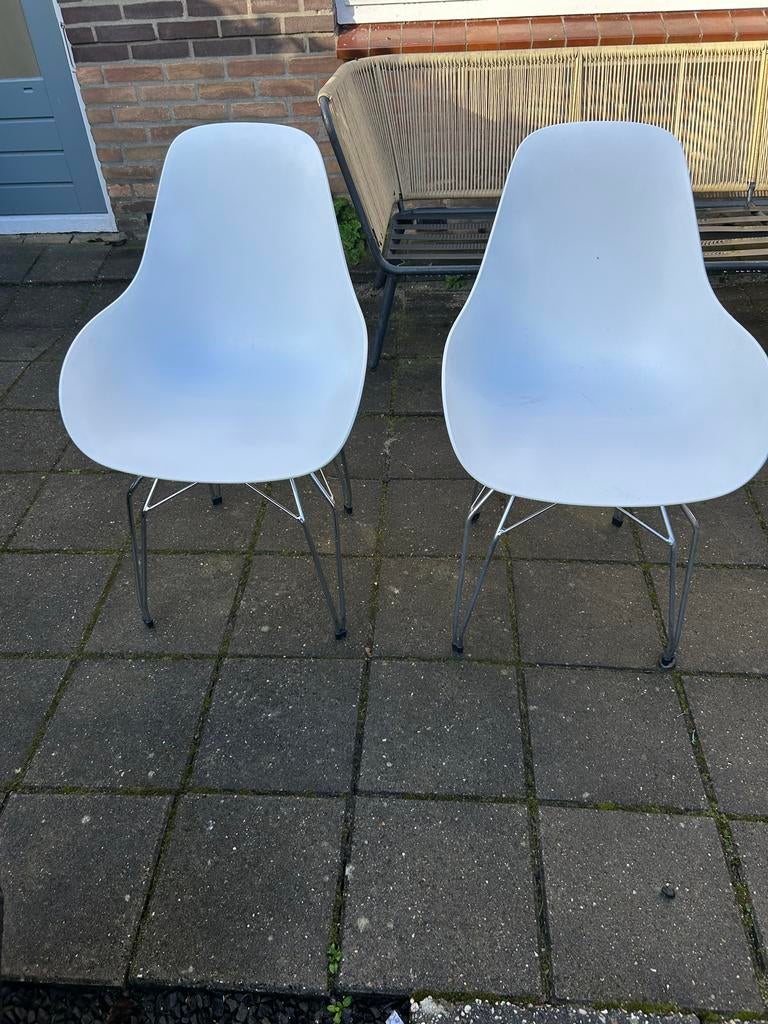 Loods 5 Woonkamer kuipstoelen, Ophalen, Kunststof, Twee, Wit
