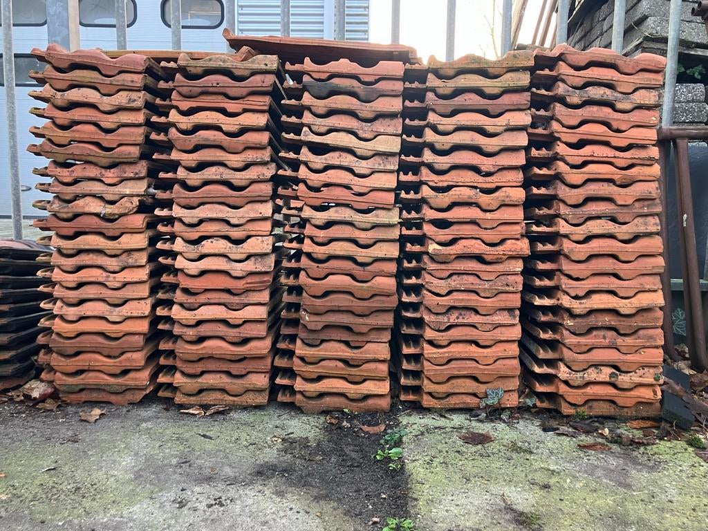 Gebruikte Dakpannen - 83 stuks - Teeuwen Tegelen, Ophalen, Gebruikt, Steen of Klei, Minder dan 5 m²
