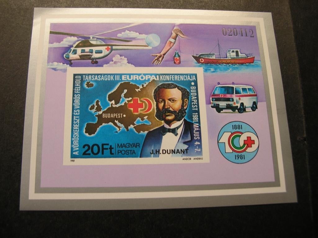 Cept/Verenigd Europa Hongarije 1981  meeloper, Ophalen of Verzenden, Overige landen, Postfris