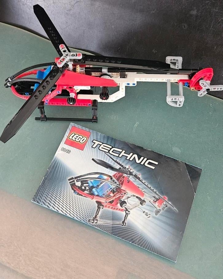 Lego 8046 Technic Helicopter/vliegtuig, Kinderen en Baby's, Speelgoed | Duplo en Lego, Ophalen of Verzenden