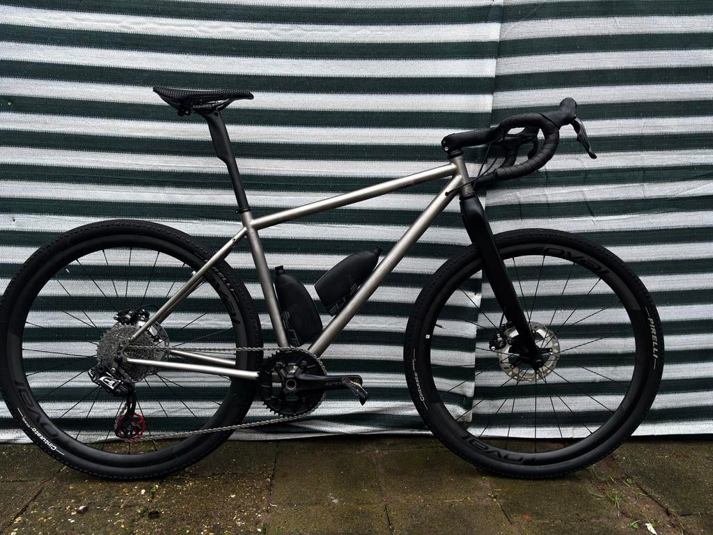 Titanium Gravel Bike L - GRX Di2, Ophalen of Verzenden, Zo goed als nieuw