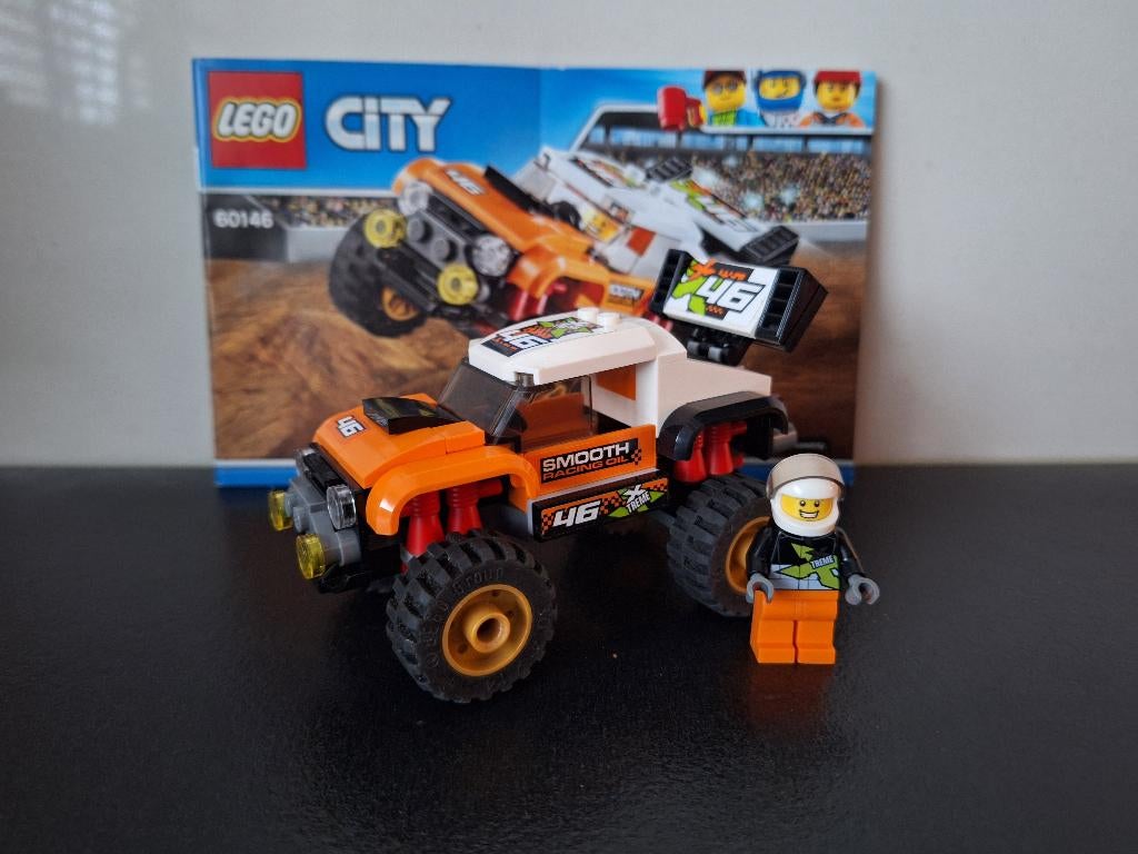 Lego 60146 City – Stunttruck, Ophalen of Verzenden, Zo goed als nieuw, Complete set, Lego