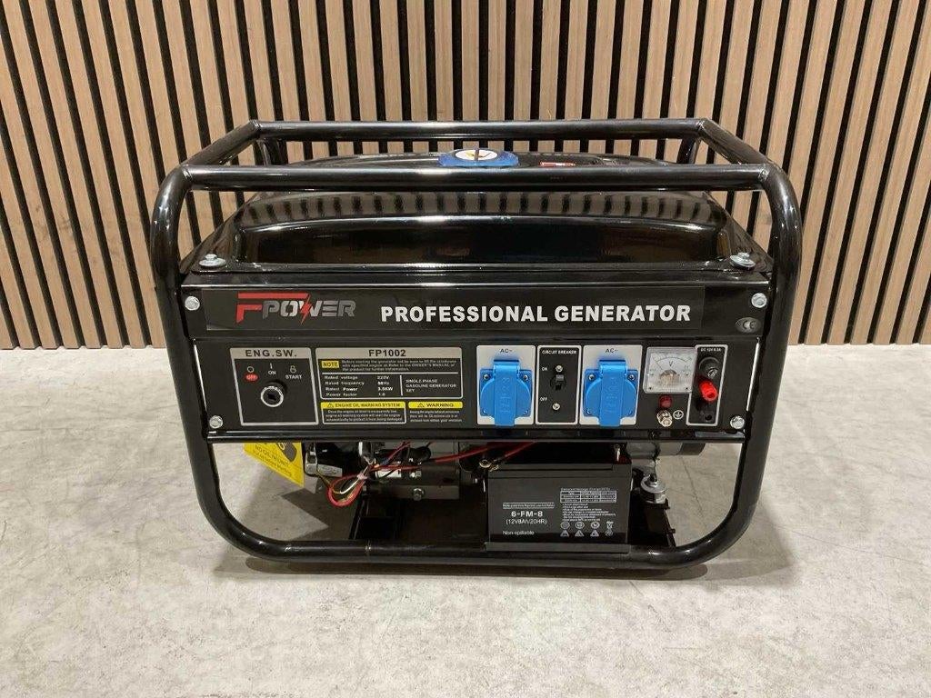 Fpower Benzine stroomgenerator Twee modellen‼️, Ophalen, Nieuw, Minder dan 5 kVA, Benzine