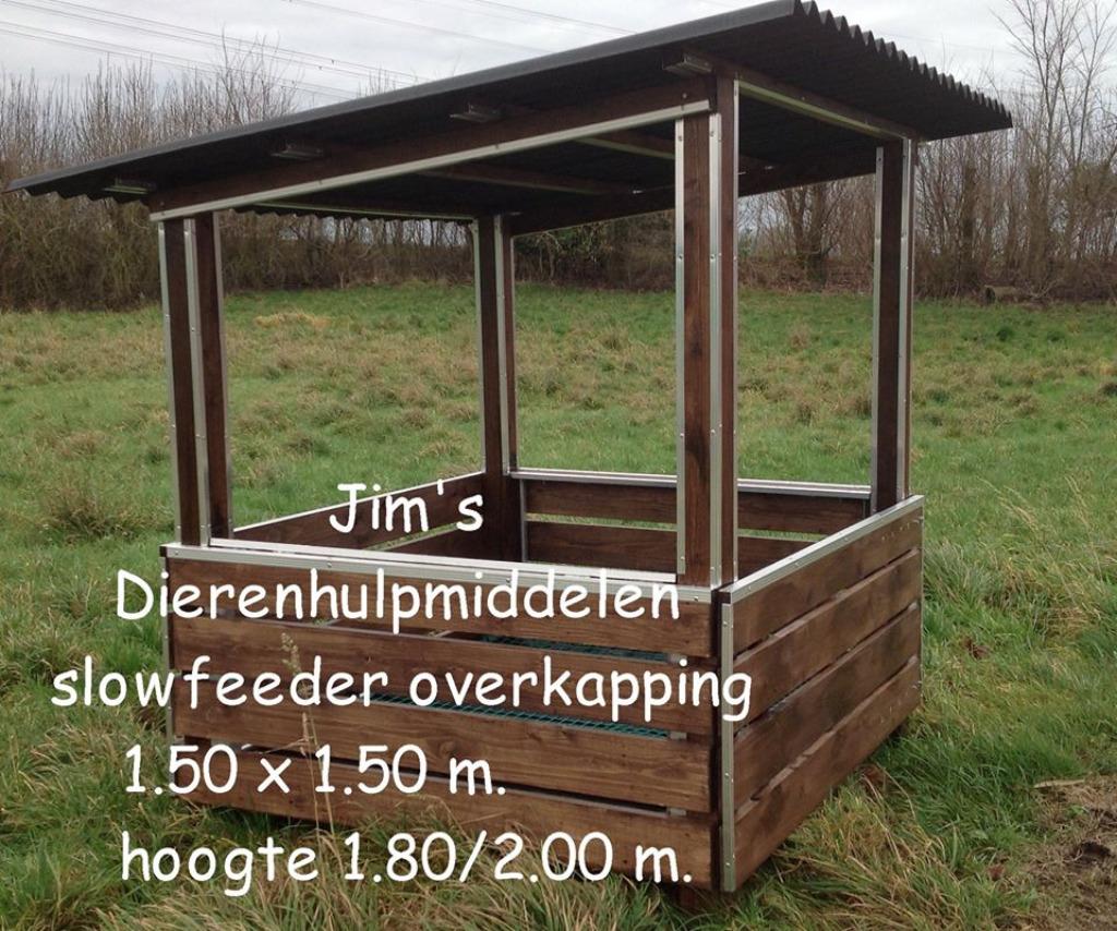 Slowfeeder overkapping (hooihuisje, hooiruif), Dieren en Toebehoren, Ophalen of Verzenden, Nieuw, Overige soorten