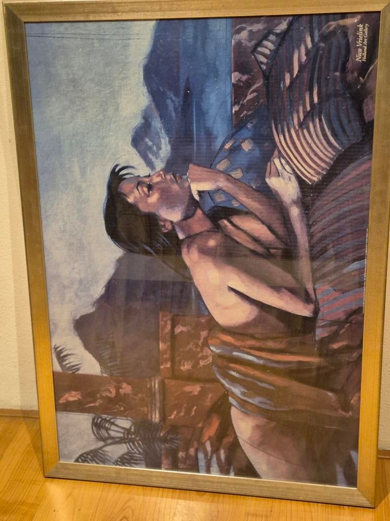 Schilderij van Nico Vrielink, Ophalen