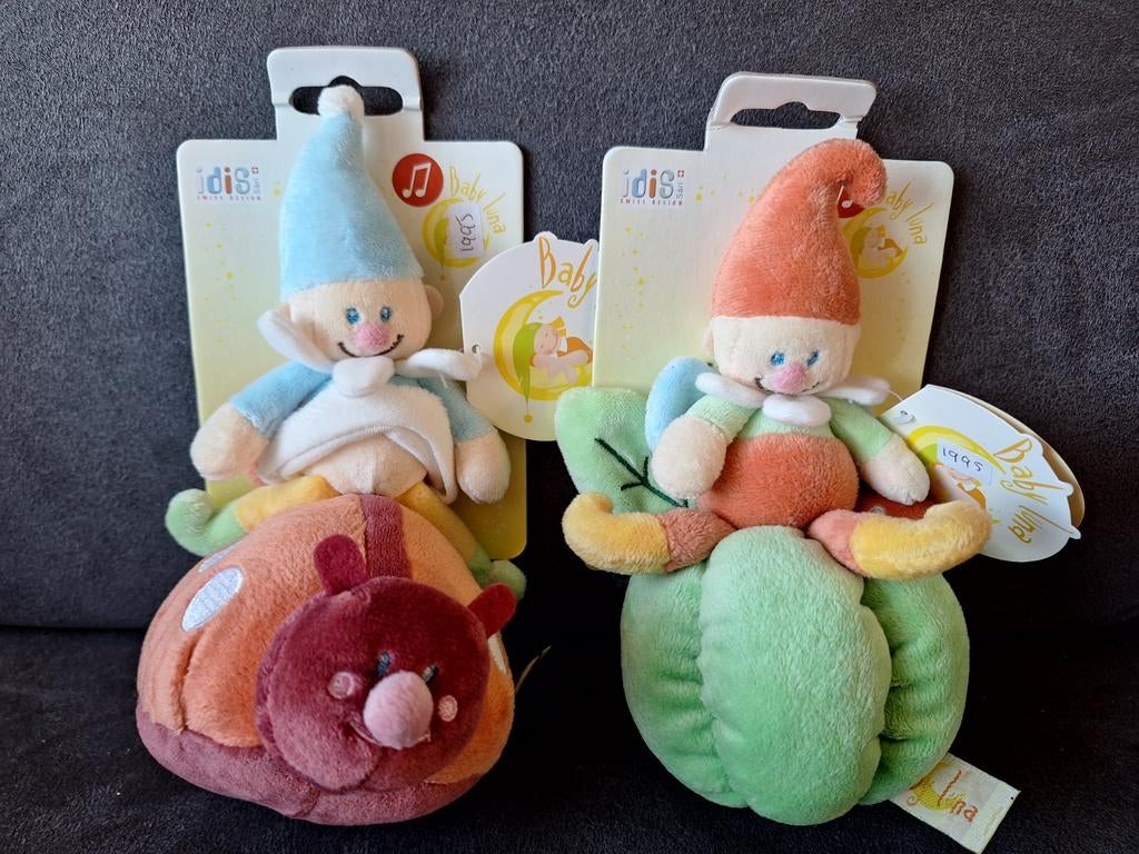 Baby Luna Muziekknuffels - Nieuw!, Ophalen of Verzenden, Nieuw, Overige typen, Met geluid