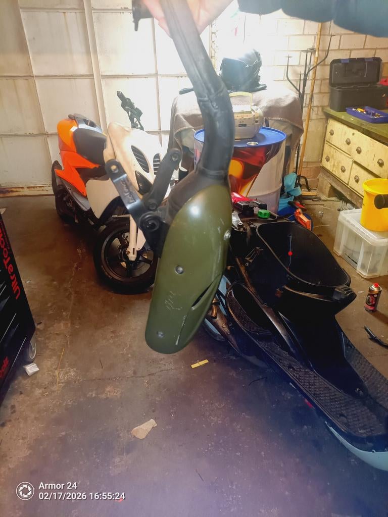 Sito Plus Uitlaat Minarelli Horizontaal, Fietsen en Brommers, Brommeronderdelen | Scooters, Ophalen, Gebruikt, Uitlaat, Overige merken