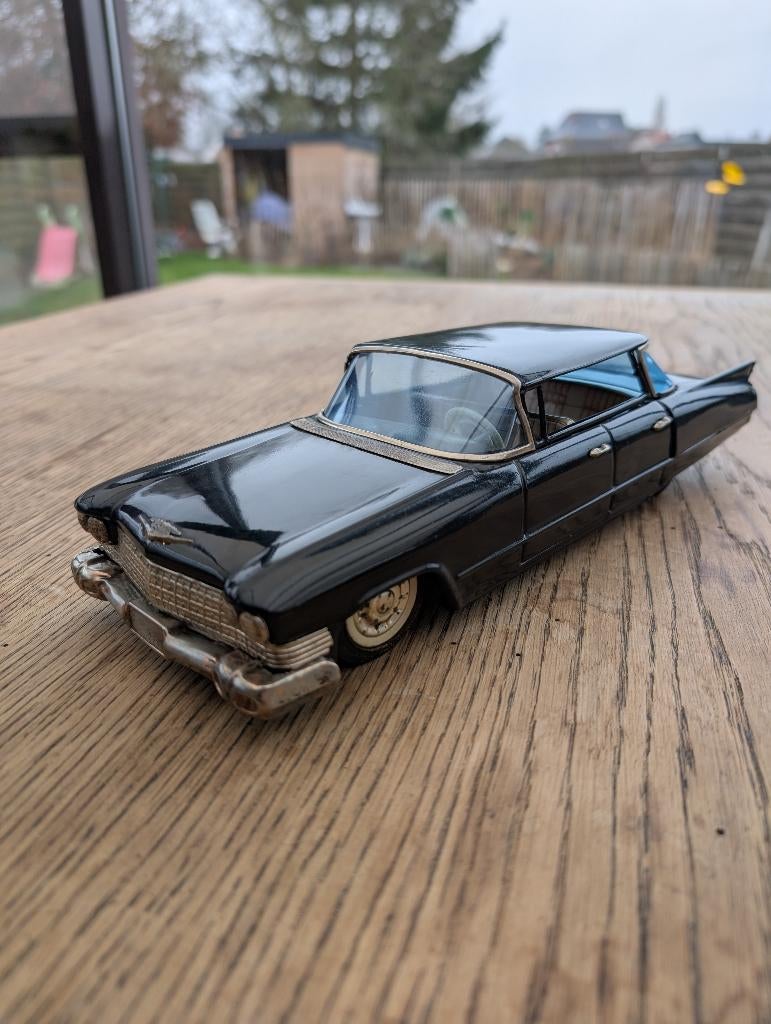 Blikken auto Bandai Cadillac 1960 Flat top, Ophalen of Verzenden