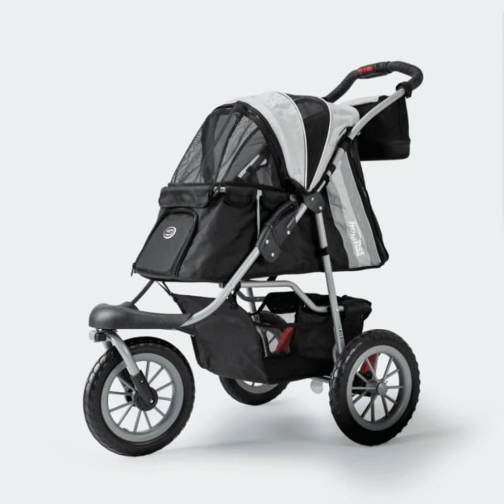 Innopet Hondenbuggy Comfort EFA Black/Silver Grey, Opvouwbaar, ., Nieuw, 20 tot 40 kg