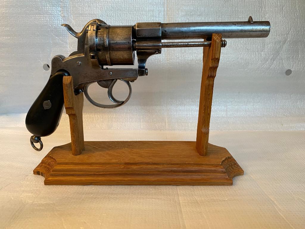 Mooie Eikenhouten Revolver standaard, Ophalen of Verzenden