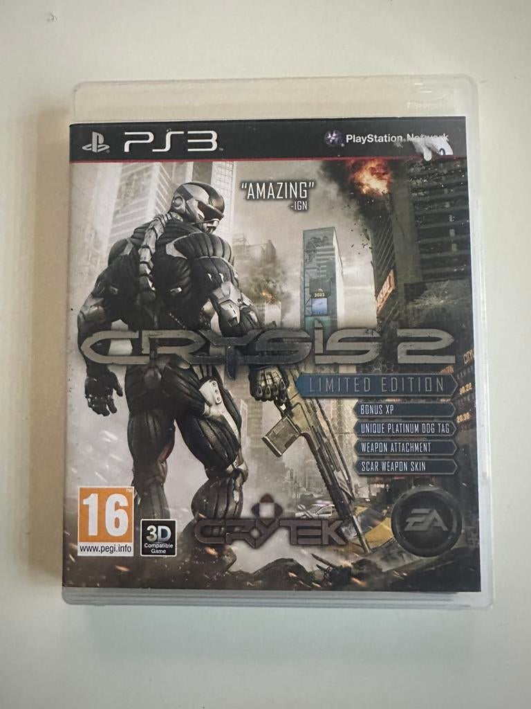 PS3 Crysis 2 Limited Edition, Shooter, 1 speler, Ophalen of Verzenden, Zo goed als nieuw