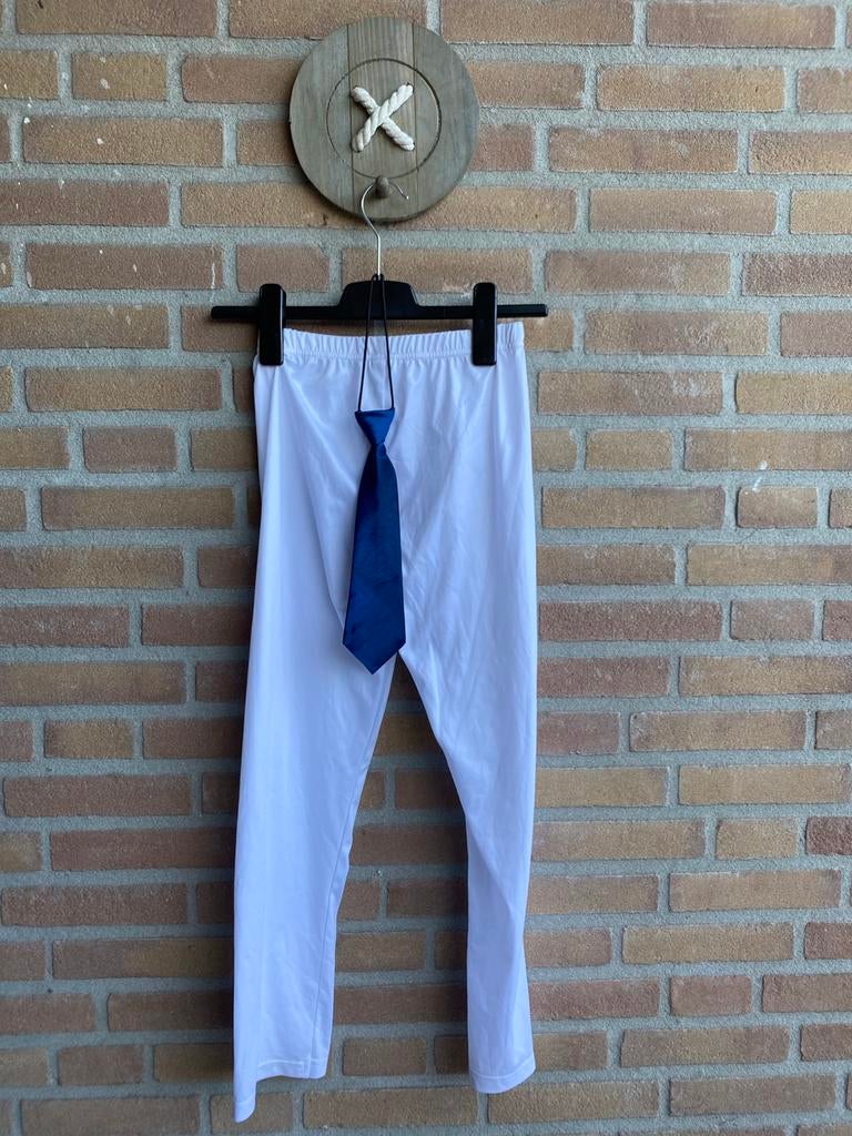 Carnaval broek en stropdas, Ophalen of Verzenden, Nieuw, 134 t/m 140, Jongen of Meisje