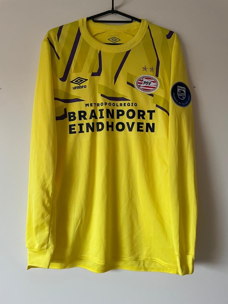 PSV Umbro Voetbalshirt Maat S Geel Longsleeve, Geel, Ophalen of Verzenden, Zo goed als nieuw, Voetbal