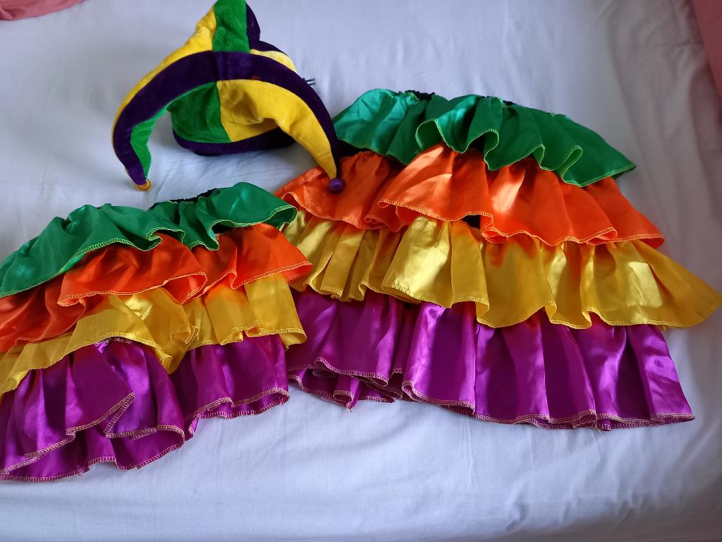 Carnaval harlekijn, Ophalen of Verzenden, Zo goed als nieuw, Carnaval