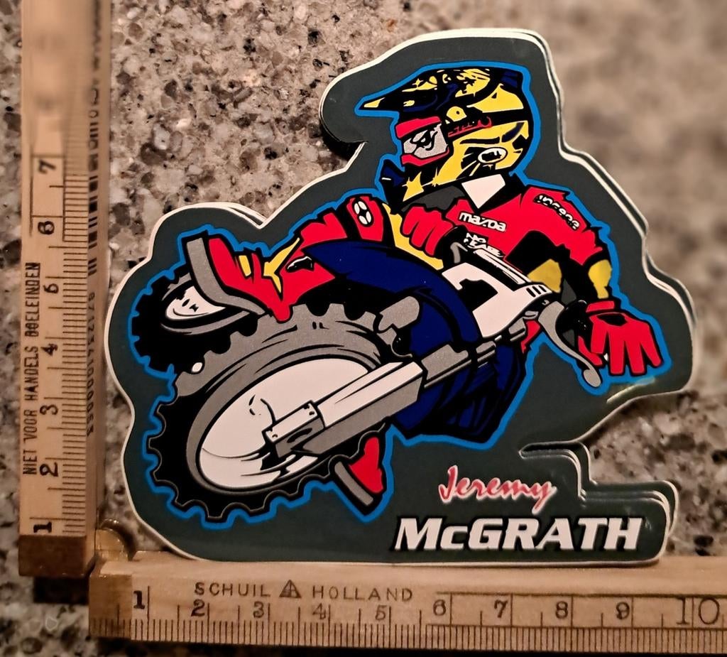 Sticker Jerrny McGrath motorcross motor Troy Lee Design?, Ophalen of Verzenden, Zo goed als nieuw
