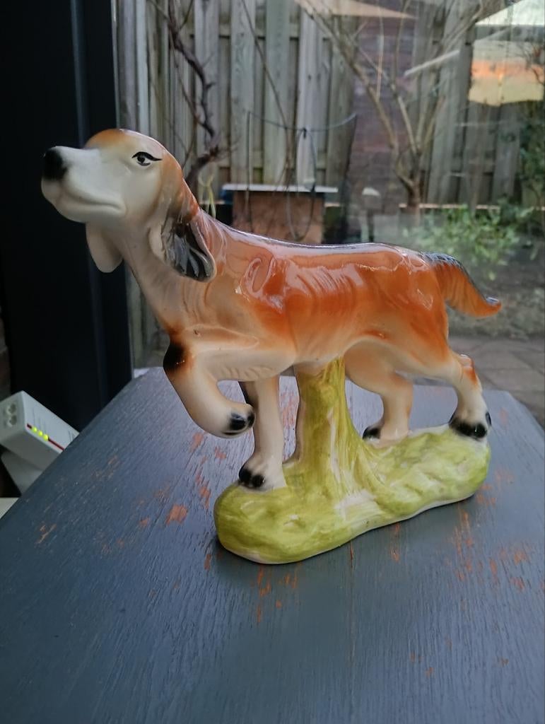 Vintage Jachthond Beeld, Ophalen of Verzenden, Gebruikt