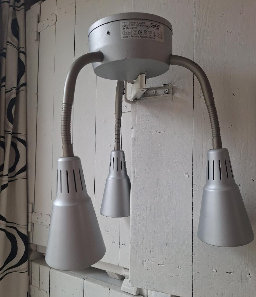 Hanglamp Kvart Ikea, Huis en Inrichting, Lampen | Tafellampen, Ophalen of Verzenden, Gebruikt, Metaal, Minder dan 50 cm
