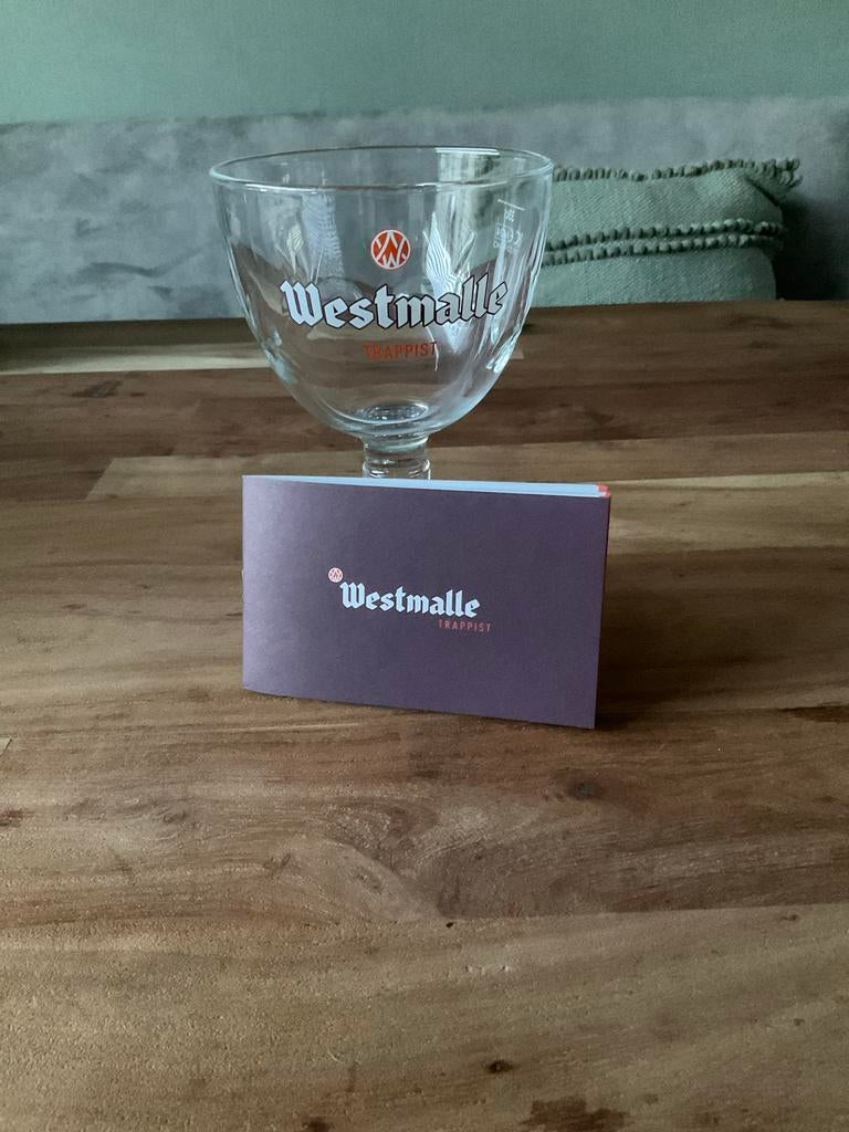Westmalle Trappist Glas, Ophalen of Verzenden, Zo goed als nieuw, Glas of Glazen, Overige merken