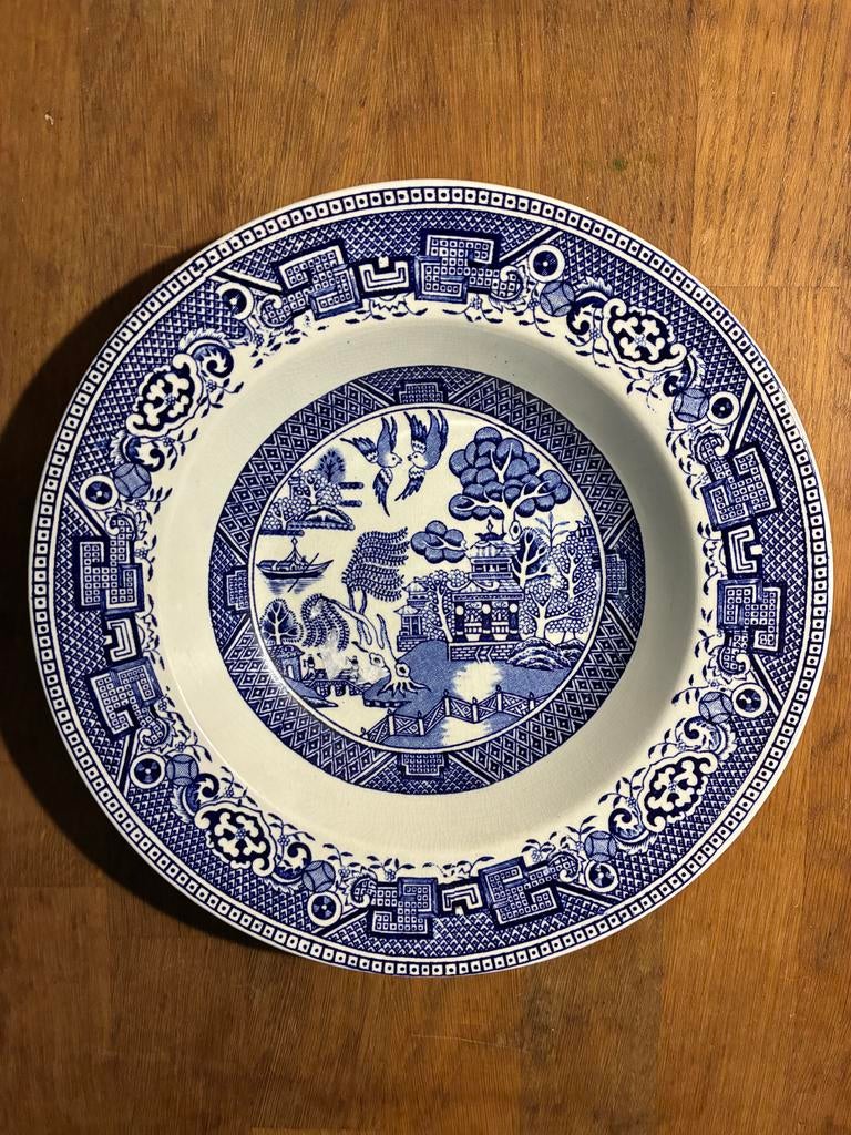 Vintage Washington Old Willow bord 22cm, Antiek en Kunst, Ophalen of Verzenden