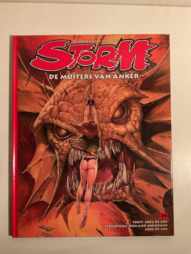 Storm deel 26 - De muiters van Anker Stripalbum Hardcover, Eén stripboek, Ophalen of Verzenden, Zo goed als nieuw, Jorg de Vos