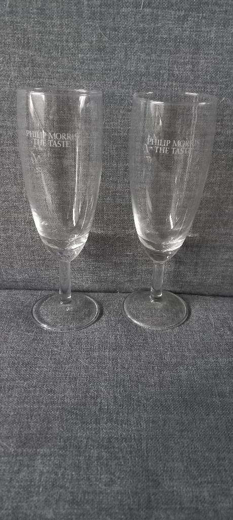 Champagneglazen 2 stuks, Verzamelen, Ophalen, Nieuw, Overige typen