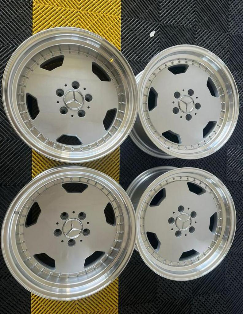 Monoblock AMG 17&18inc velgen SEC W124 W126 W202 W140 SLK SL, Auto-onderdelen, Banden en Velgen, Velg(en), Verzenden, Nieuw, 17 inch